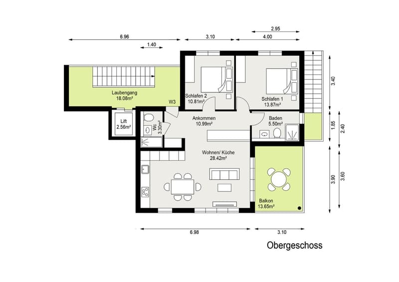 3.5-Zimmer-Wohnung mit Balkon im Minergie-P-Neubau Laufental40 (10)