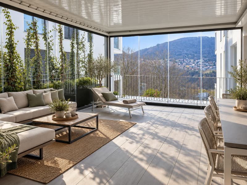 3.5 locali MINERGIE-P® con ampia pergola – Lugaggia (2)