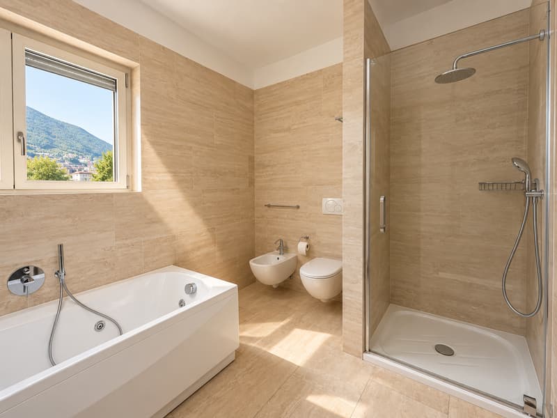 Ampio 4.5 locali con vista lago in residenza di pregio a Lugano (8)