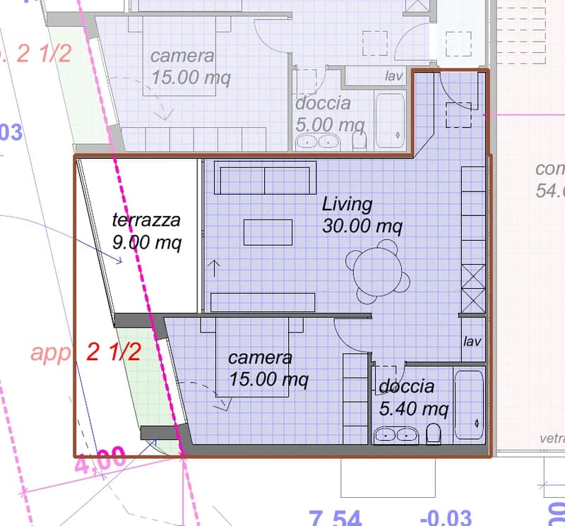 Moderno appartamento 2½ locali con terrazza a Contone A06 (7)