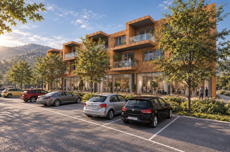 Spazio commerciale moderno di 85 m² sulla Via Cantonale a Contone (1)