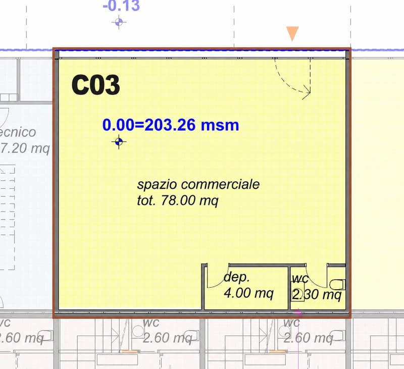 Spazio commerciale moderno di 85 m² sulla Via Cantonale a Contone (7)