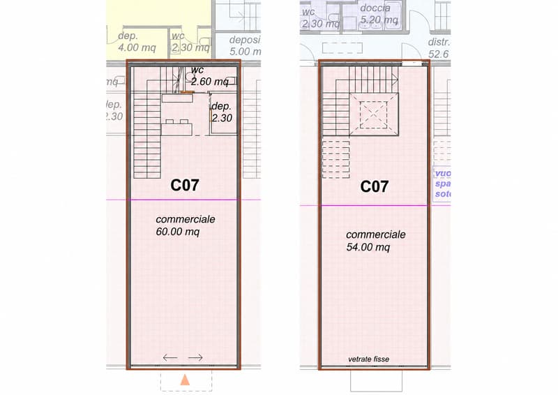 Duplex commerciale su due livelli direttamente sulla Via Cantonale a Contone (5)