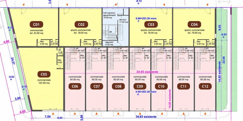 Duplex commerciale su due livelli direttamente sulla Via Cantonale a Contone (3)