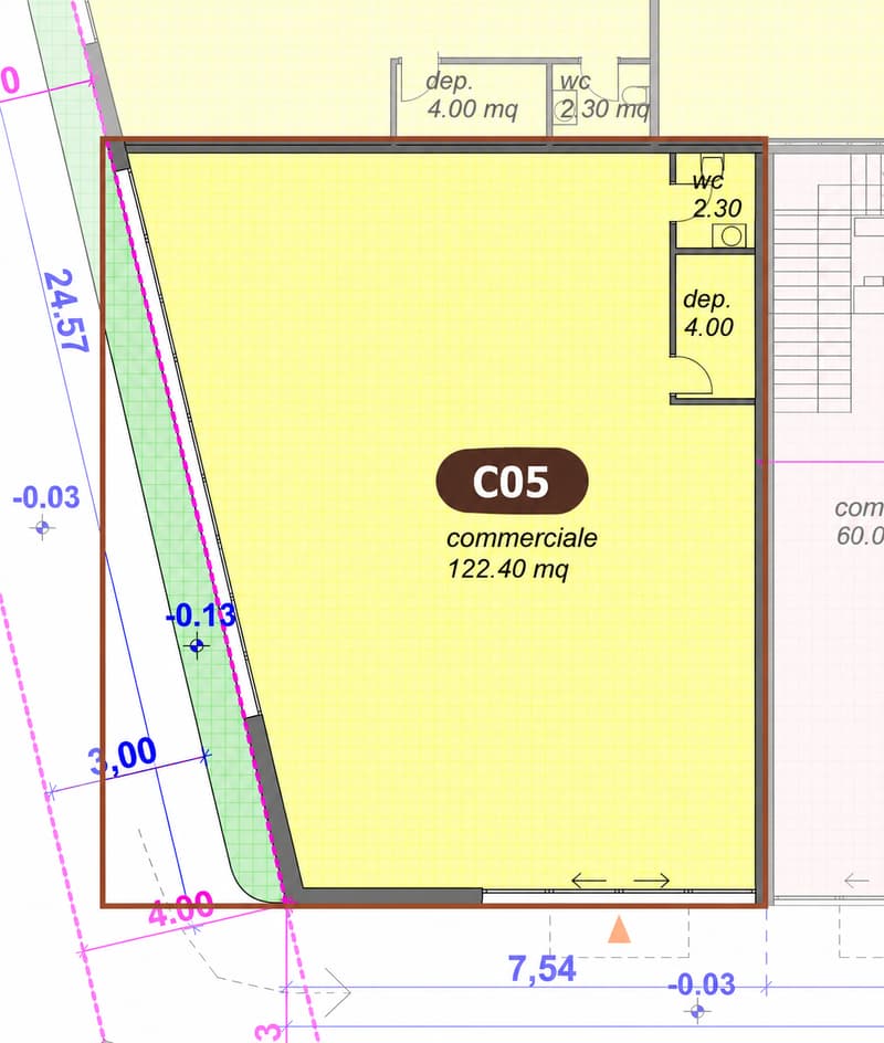 Spazio commerciale di 130 m² sulla Via Cantonale a Contone (5)