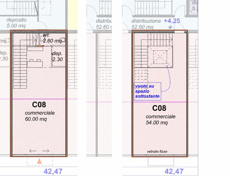 Duplex commerciale su due livelli direttamente sulla Via Cantonale a Contone (5)