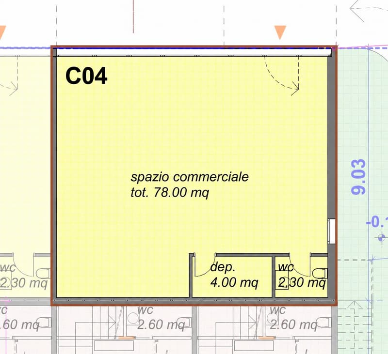 Spazio commerciale moderno di 85 m² sulla Via Cantonale a Contone (7)
