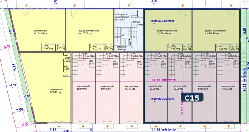 GRANDE SUPERFICIE COMMERCIALE IN POSIZIONE UNICA – direttamente sulla Via Cantonale a Contone (4)