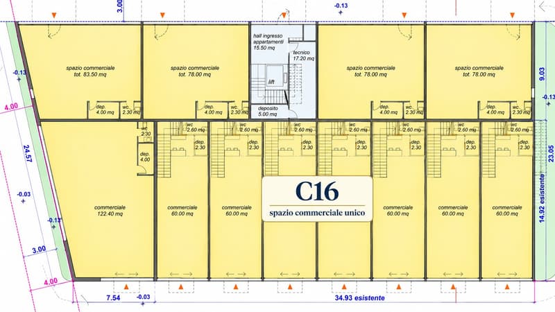INTERA SUPERFICIE COMMERCIALE CENTROVONK – 1.238 m² SULLA VIA CANTONALE a Contone (4)