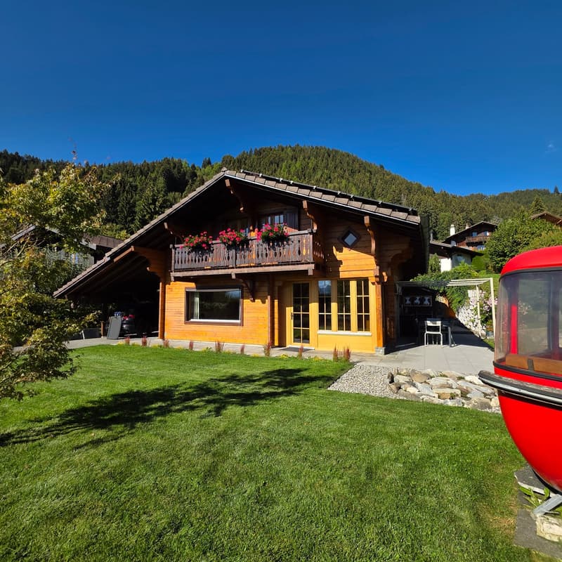 Magnifique Chalet totalement rénové à Barboleusaz / Villars-sur-Ollon-Gryon (1)