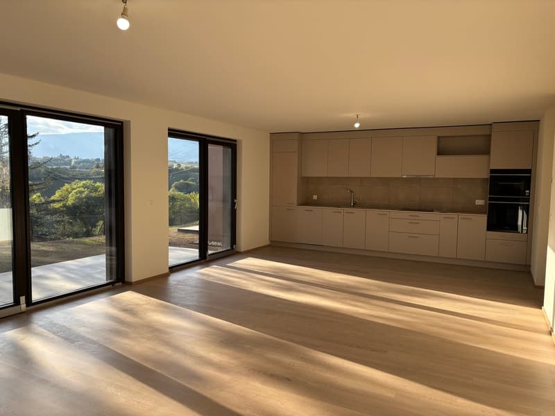 Appartement neuf de 5 pièces à Russin, avec jardin – Lumineux, moderne et accessible (3)
