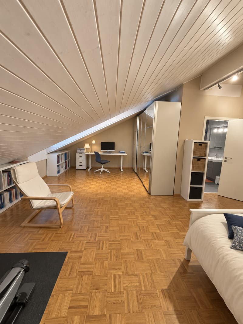 Duplex lumineux de 6 pièces avec mezzanine et balcon à Satigny (9)