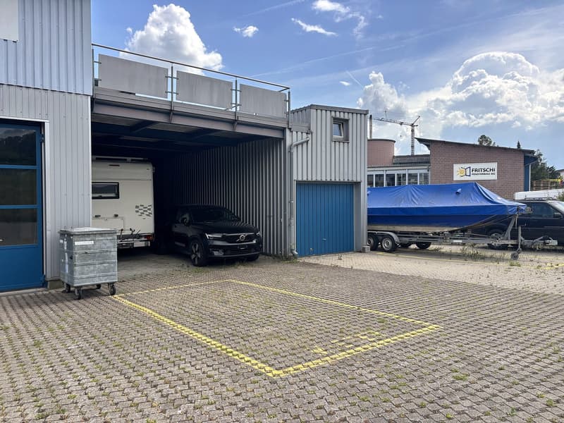 Werkstatt, Garage, Büro & Lager mit viel Aussenfläche - Sofort Nutzbar (4)