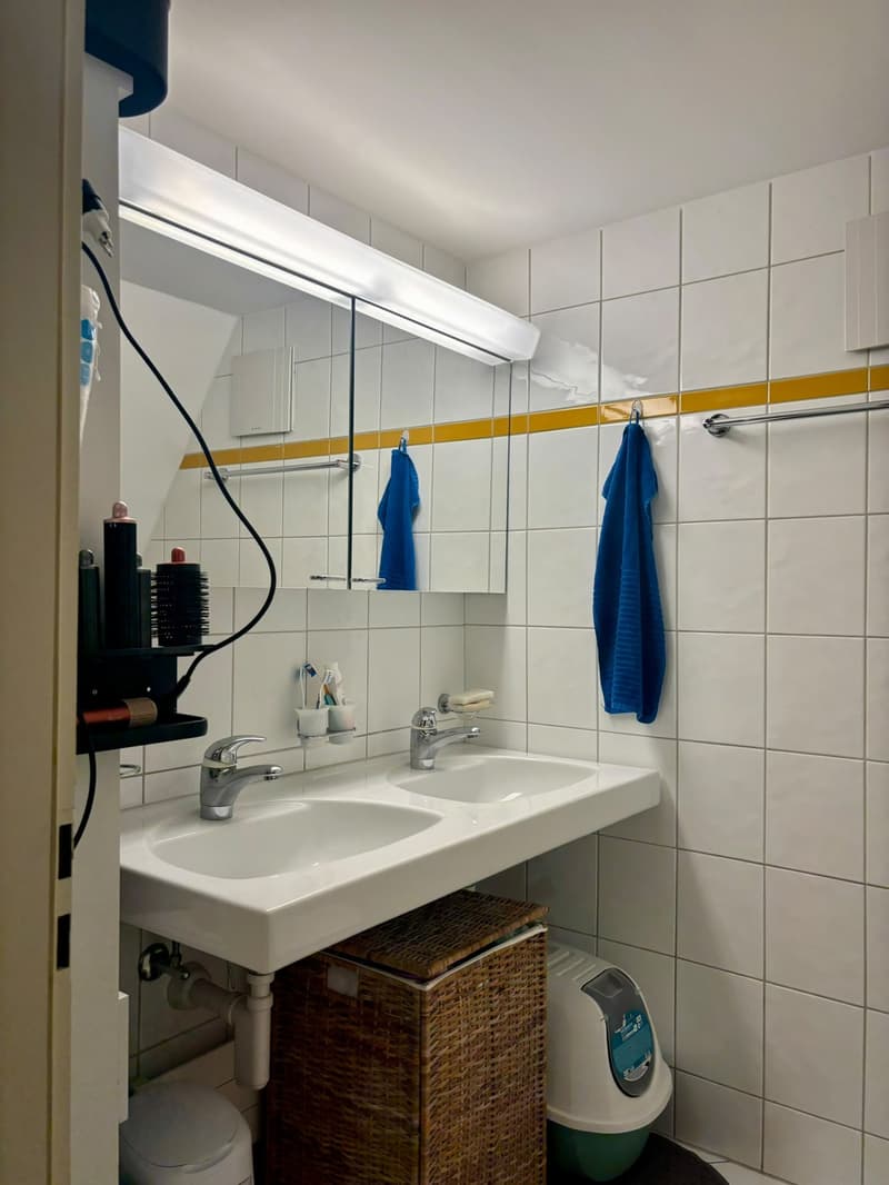 Appartement en duplex à remettre – centre de Fribourg 2,5 pièces (7)