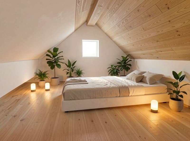Vermietung auf Zeit: neue 1.5-Zimmer-Dachwohnung mit viel Holz und Balkon (4)