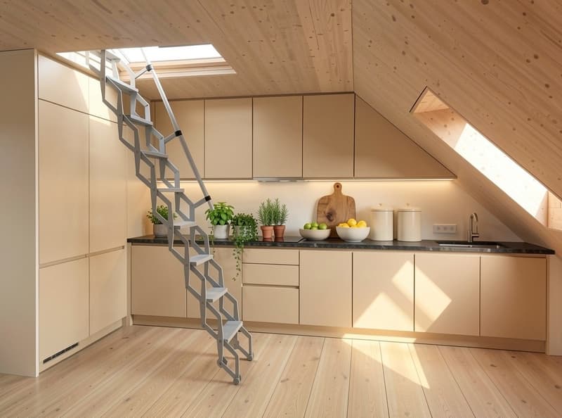Vermietung auf Zeit: neue 1.5-Zimmer-Dachwohnung mit viel Holz und Balkon (2)