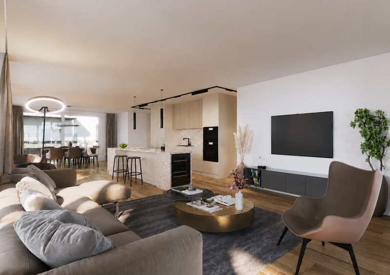 Moderne 3.5-Zimmer-Gartenwohnung – The View Residence, Birmensdorf (2)