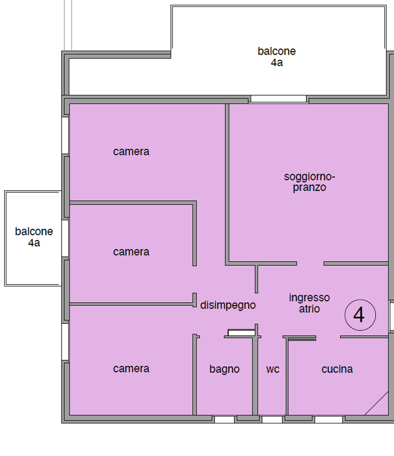 SPAZIO, LUCE E CONFORT CON UN GRANDE BALCONE (2)