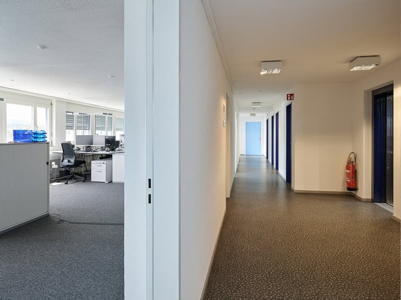 Büro und Gang
