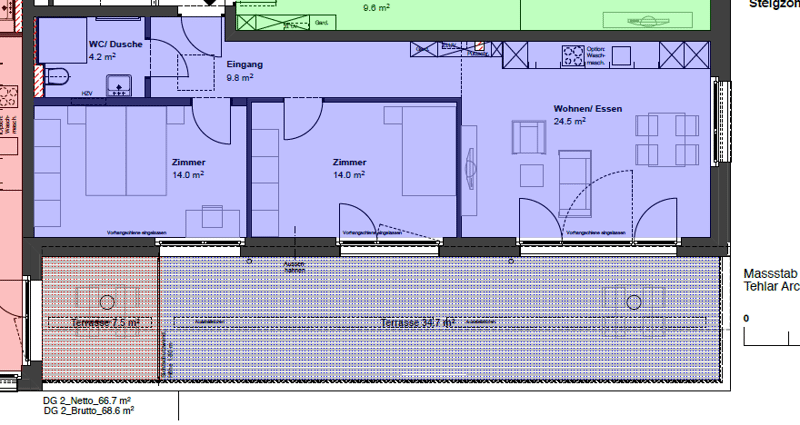 Moderne Senioren-Wohnung - 3.5-Zimmerwohnung mit grosser Terrasse (14)