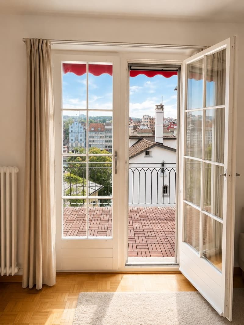 Blick Balkon