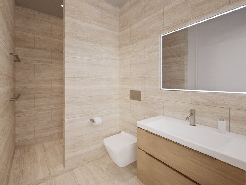 Ansicht Dusche/WC