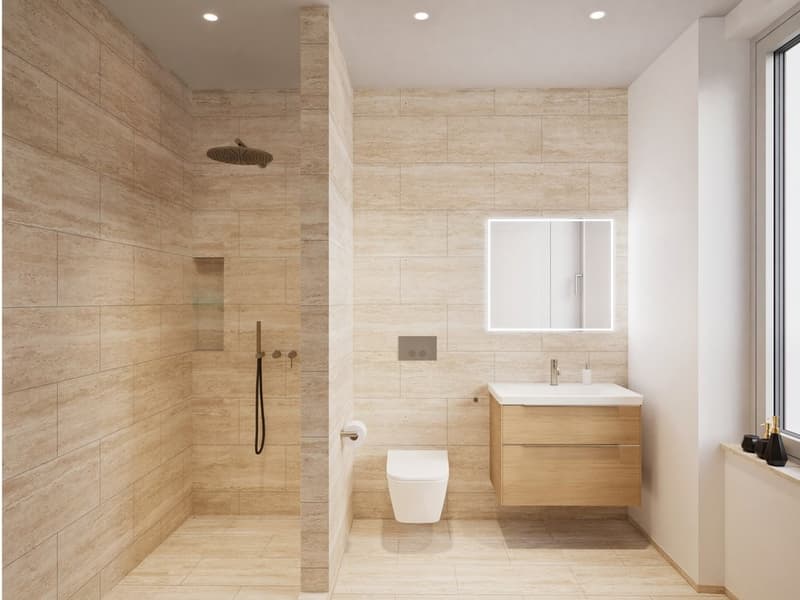 Ansicht Dusche/WC