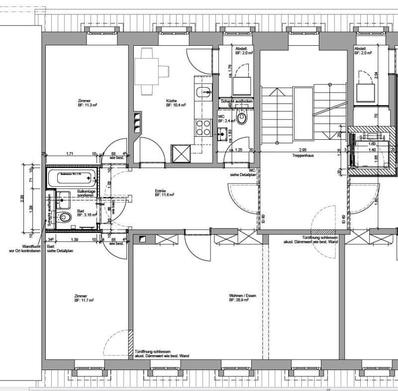 Grundrissplan