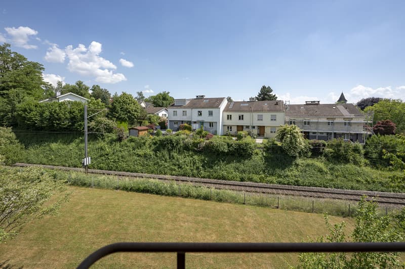 Aussicht vom Balkon