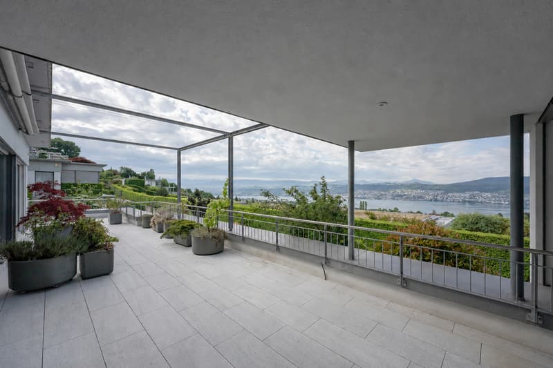 Terrasse mit Panorama-Seesicht