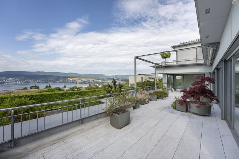 Terrasse mit Panorama-Seesicht