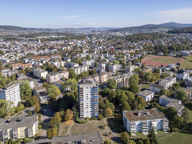 Luftaufnahme Überbauung