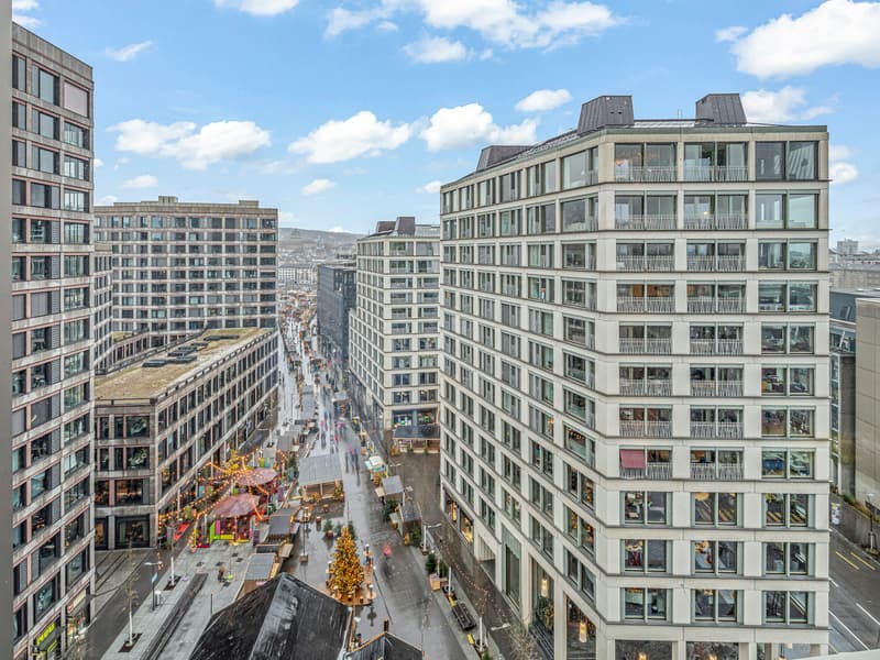 Aussicht auf die Europaallee