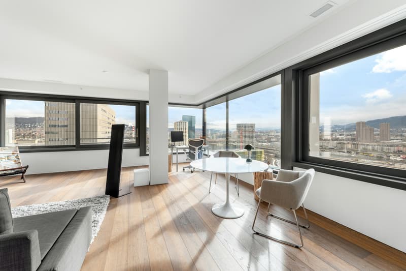 Skyline Living über Zürich - Wohnen im 18. Obergeschoss (1)