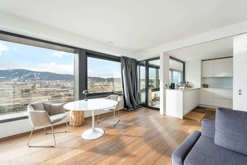 Skyline Living über Zürich - Wohnen im 18. Obergeschoss (8)