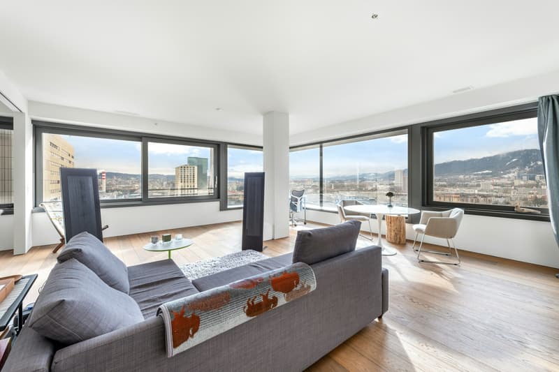 Skyline Living über Zürich - Wohnen im 18. Obergeschoss (4)