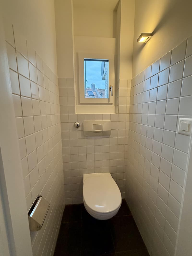Appartement de maisonnette exclusif de 3,5 pièces avec cheminée dans le populaire Kreis 8 (10)