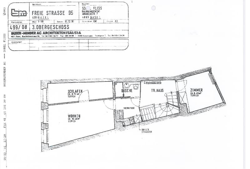 2-Zimmerwohnung im Herzen von Basel (2)