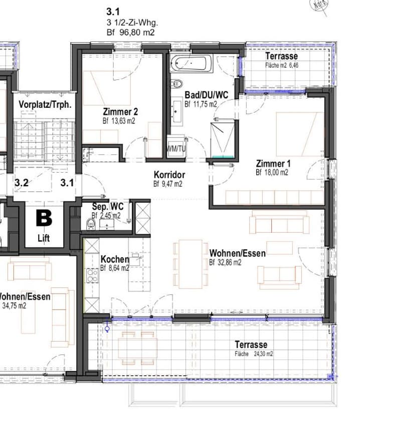 Beautiful, modern apartment in Männedorf (7)