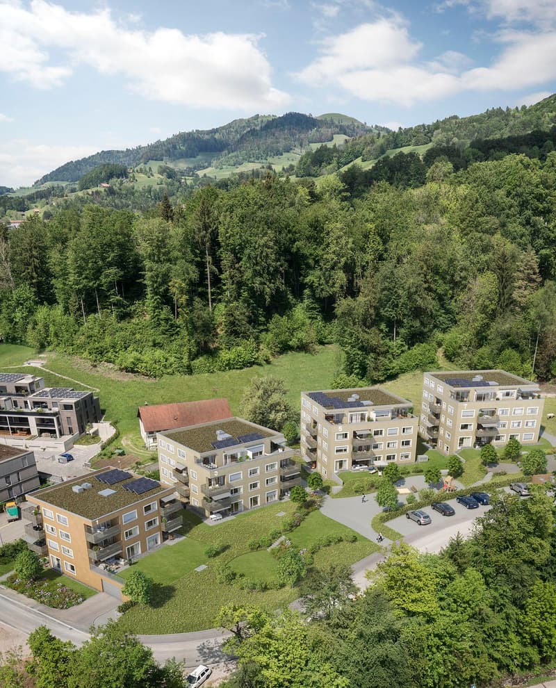 Casa moderna in posizione idilliaca - Appartamento 2.5 locali a Wald ZH (1)