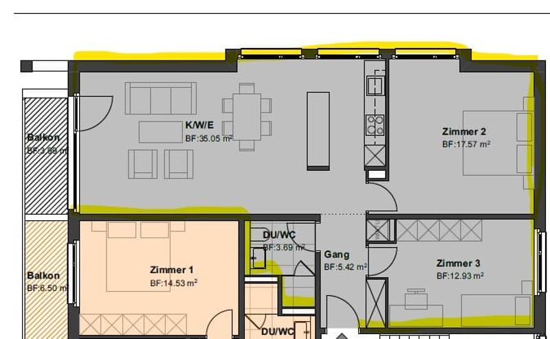 Totally renovated apartment, modern and bright (6)