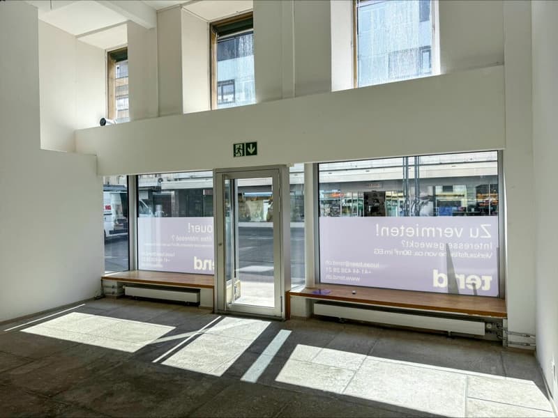 Pedestrian zone of Biel: Commercial space at Marktgasse 9 (3)