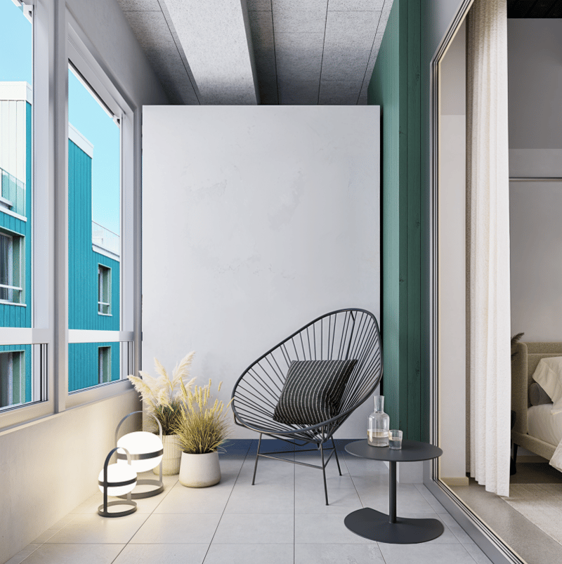 Appartement maisonnette spacieux sur le Rhin avec charme industriel (7)