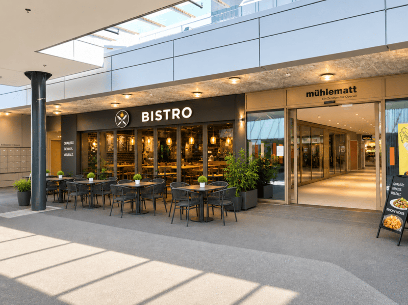 Espace gastronomique au Mühlemattcenter Oberwil (9)