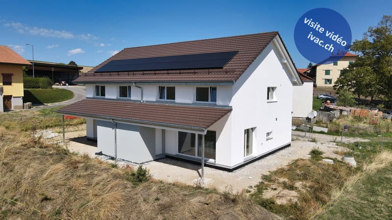 Villa familiale neuve de 5 pces à Champtauroz / VD (1)