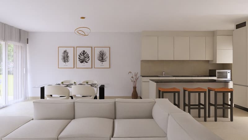 Family villas with 5.5 rooms and lake view in Meyriez (4)