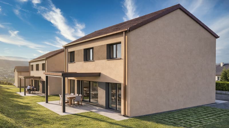 2 new family villas in Vesin (Cugy) / EN (2)