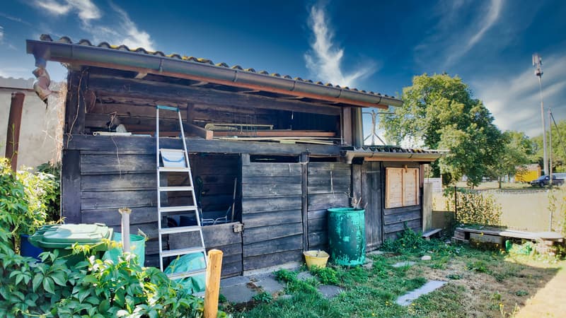 Jardin rez - cabanon