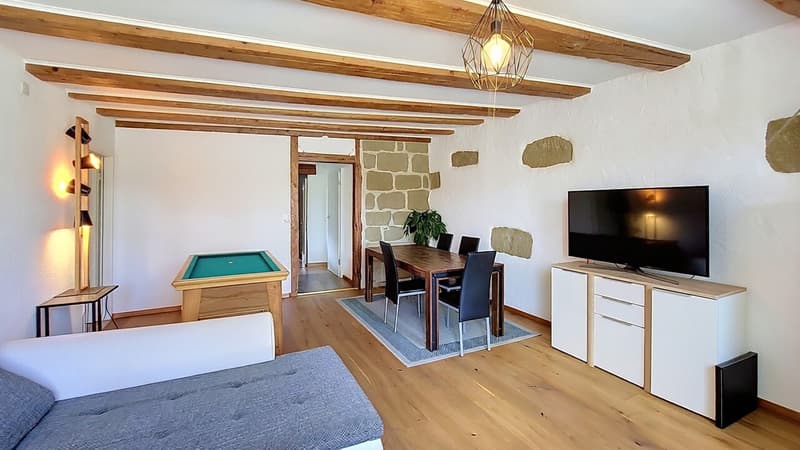 Appartement 5 pces d'env. 122 m2 au rez-de-chaussée à Forel / FR (1)