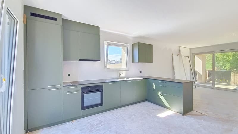 3 villas contiguës 5.5 pces avec jardin privatif à Dompierre / FR (3)